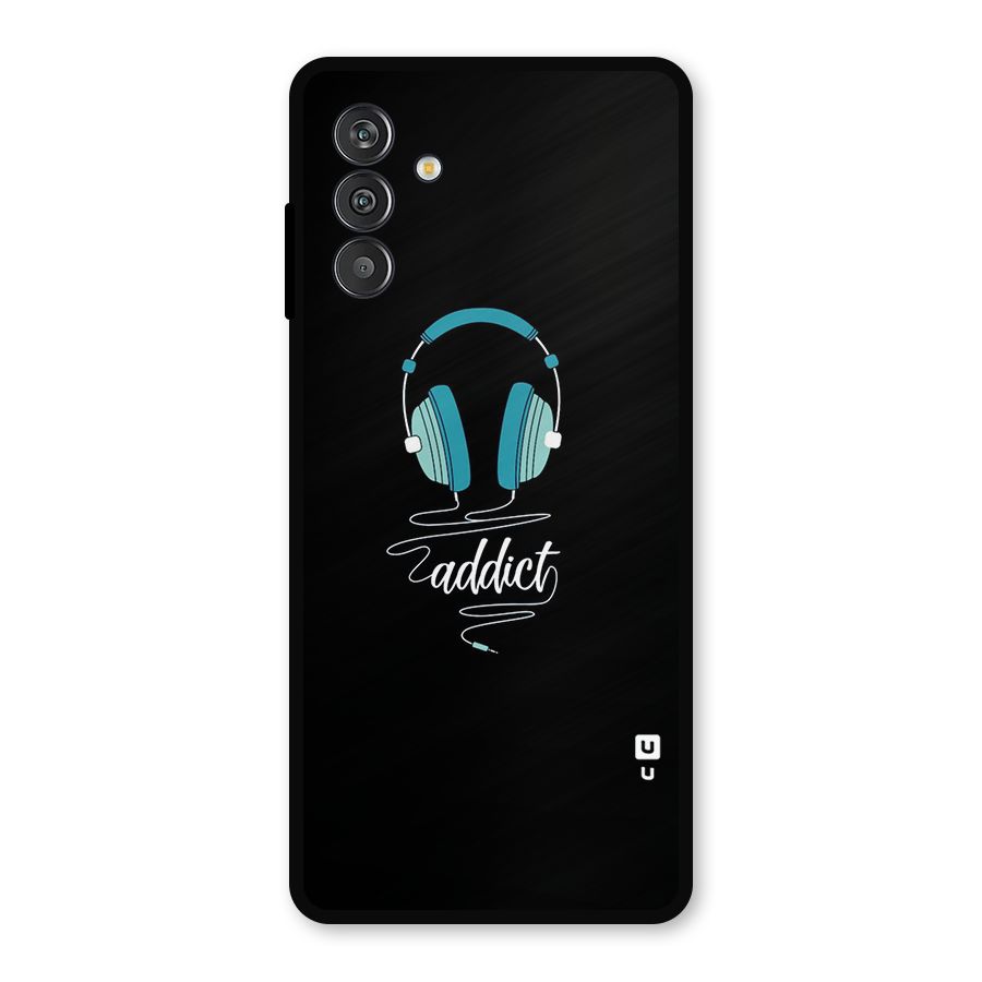 Music Addict Metal Back Case for Galaxy F13