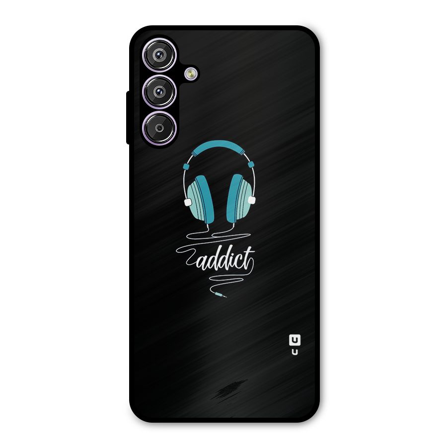 Music Addict Metal Back Case for Galaxy F15