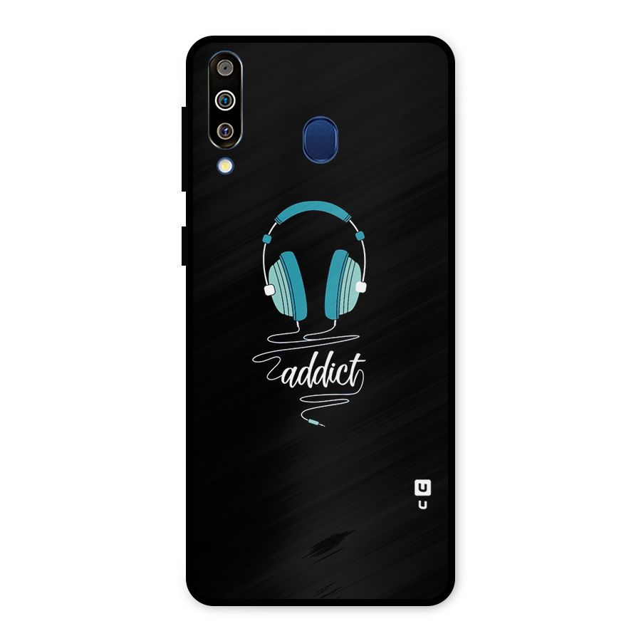Music Addict Metal Back Case for Galaxy M30