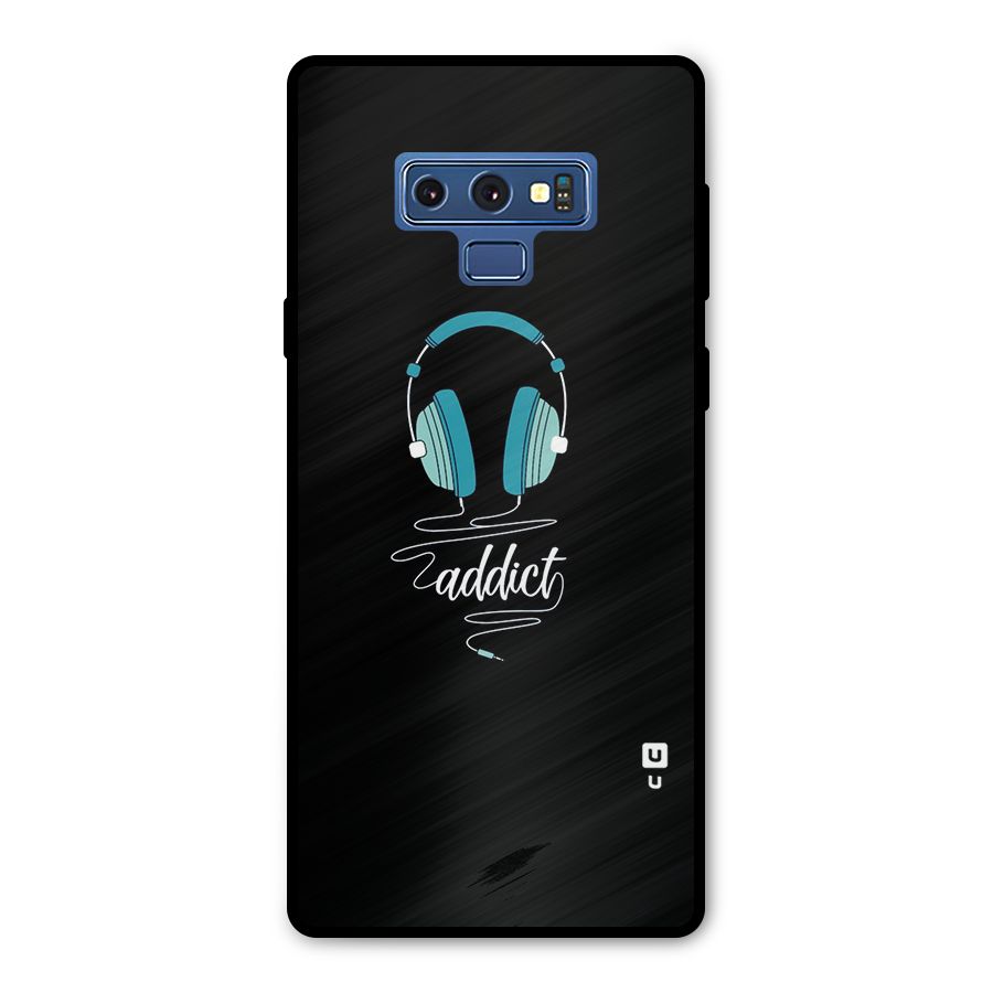 Music Addict Metal Back Case for Galaxy Note 9