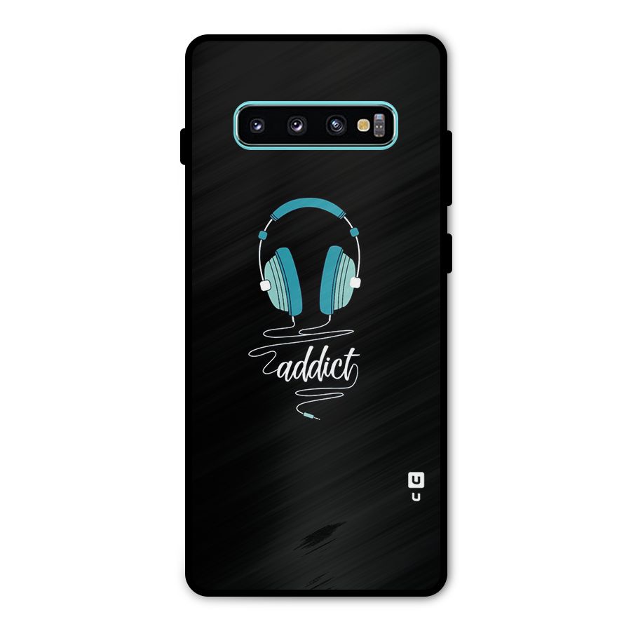 Music Addict Metal Back Case for Galaxy S10 Plus
