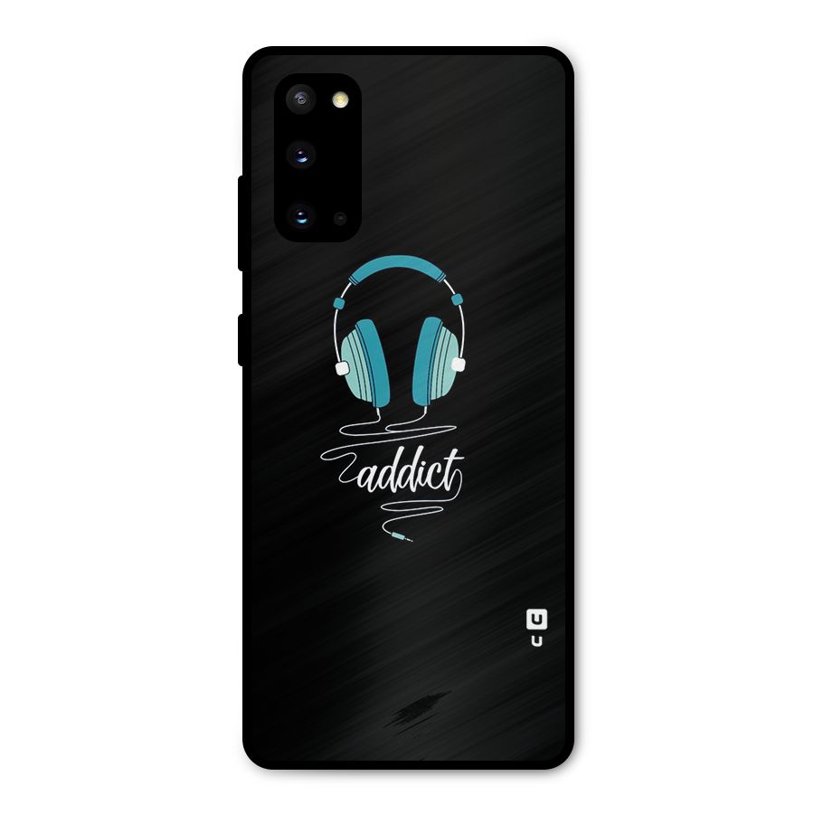 Music Addict Metal Back Case for Galaxy S20