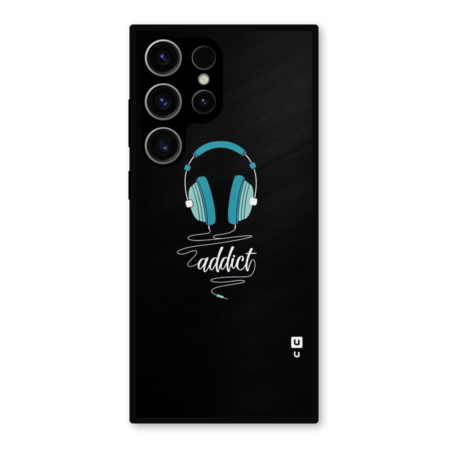 Music Addict Metal Back Case for Galaxy S23 Ultra