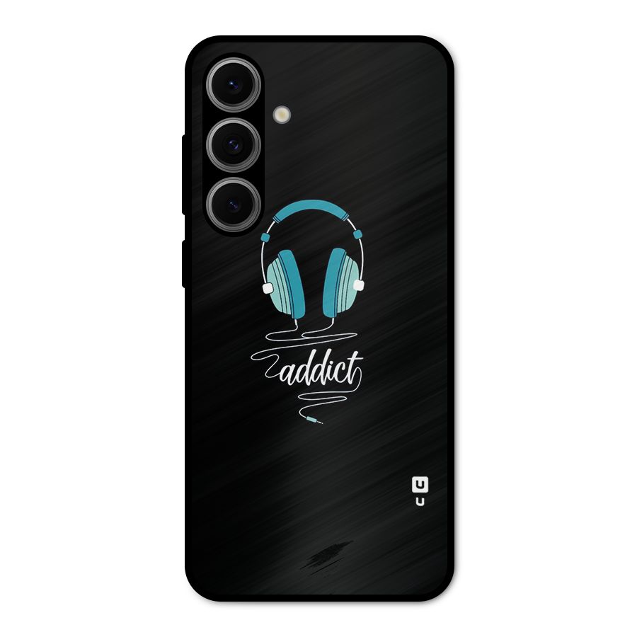 Music Addict Metal Back Case for Galaxy S24 FE