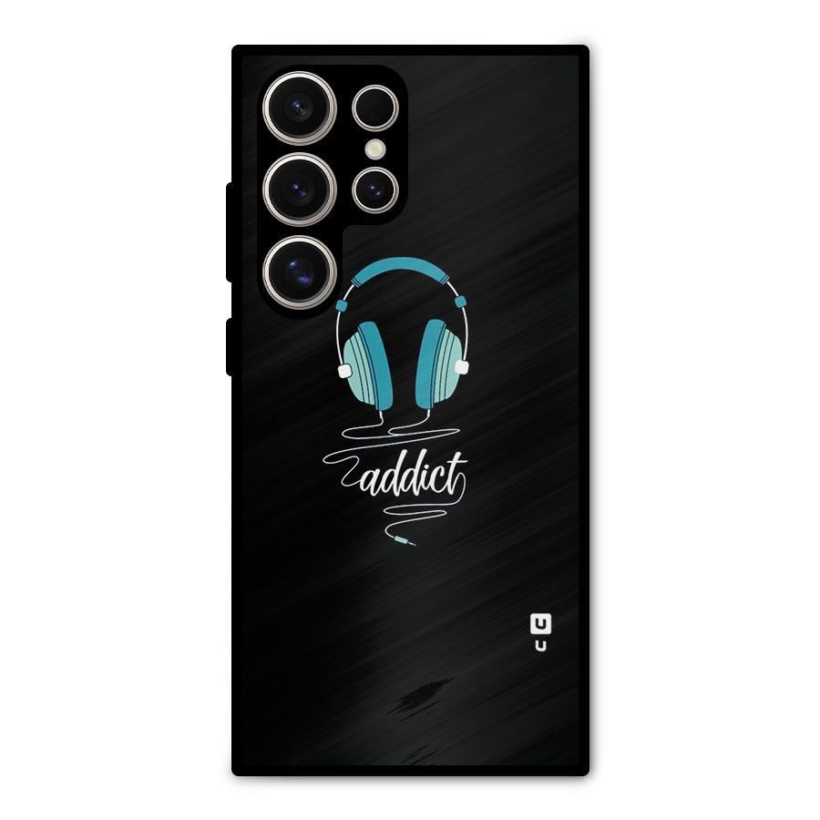 Music Addict Metal Back Case for Galaxy S24 Ultra