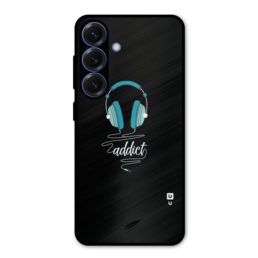 Music Addict Metal Back Case for Galaxy S25