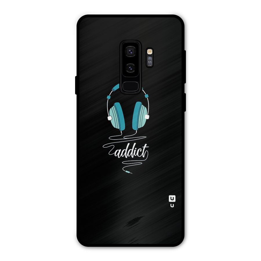 Music Addict Metal Back Case for Galaxy S9 Plus