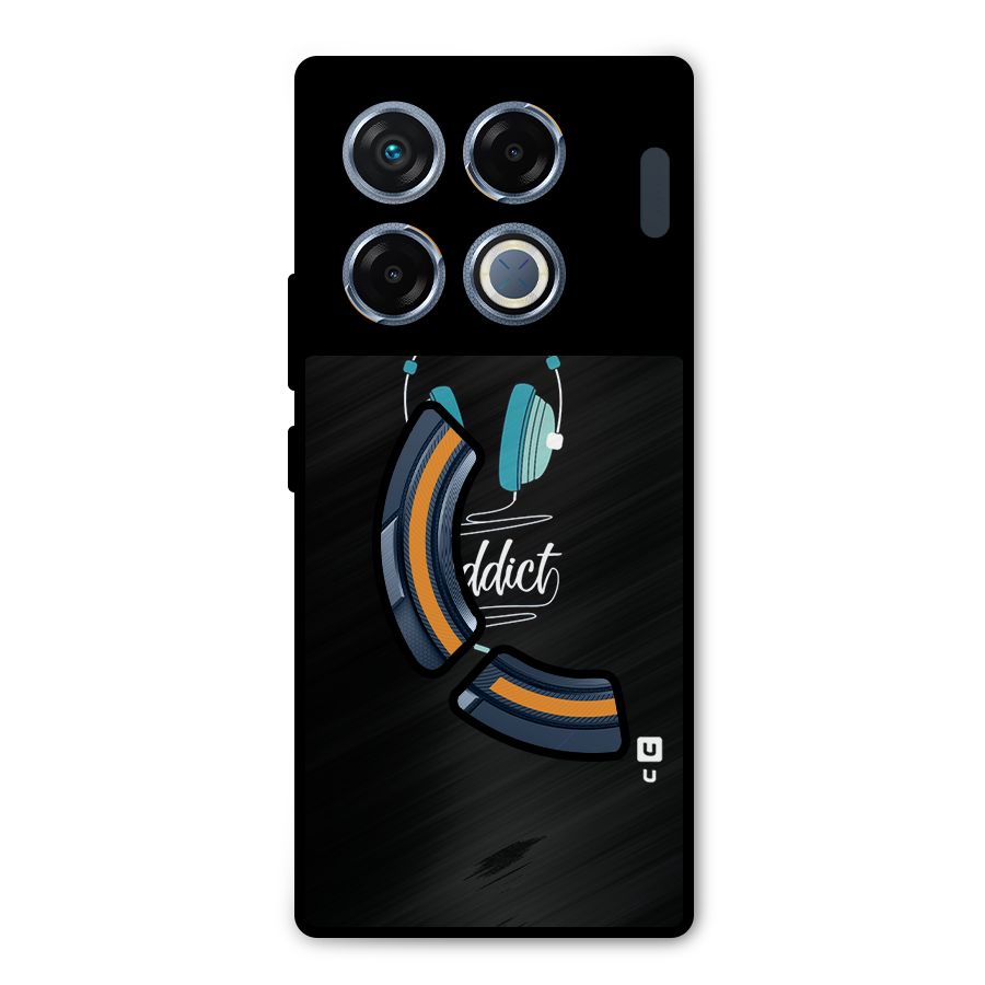 Music Addict Metal Back Case for Infinix GT 20 Pro