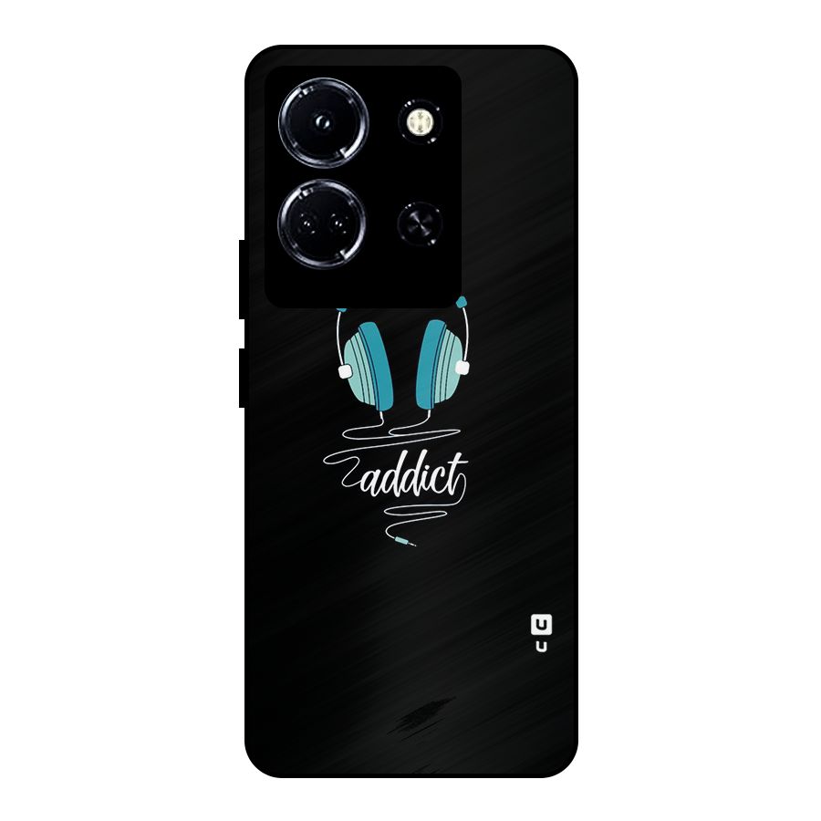 Music Addict Metal Back Case for Infinix Note 30 5G