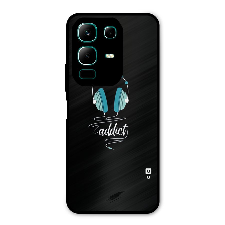 Music Addict Metal Back Case for Infinix Note 50x