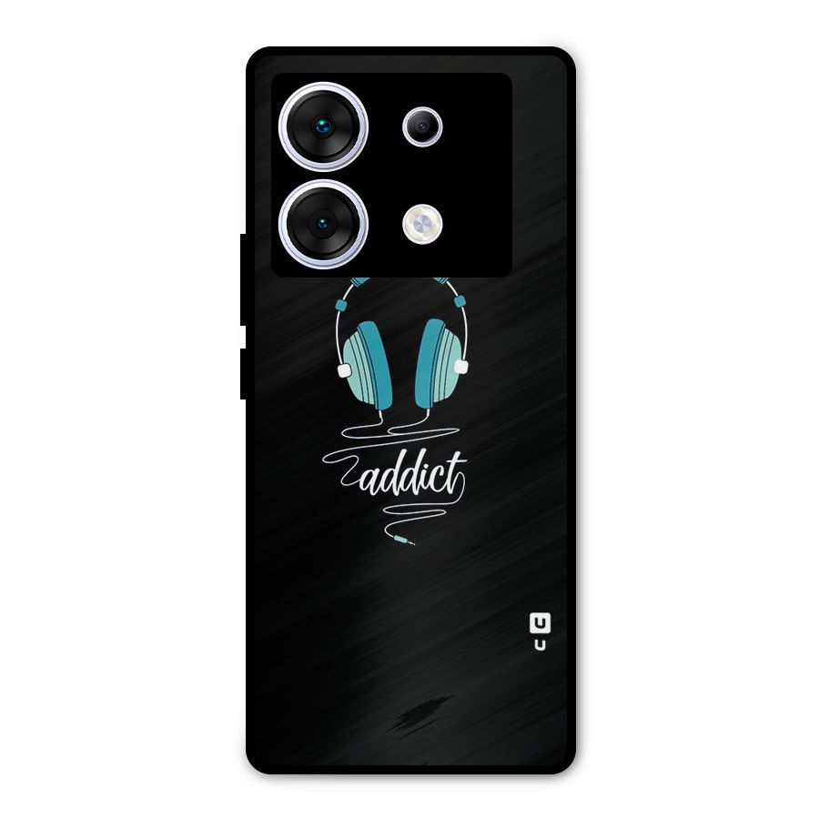Music Addict Metal Back Case for Infinix Zero 30 5G