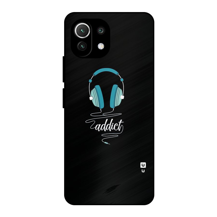 Music Addict Metal Back Case for Mi 11 Lite