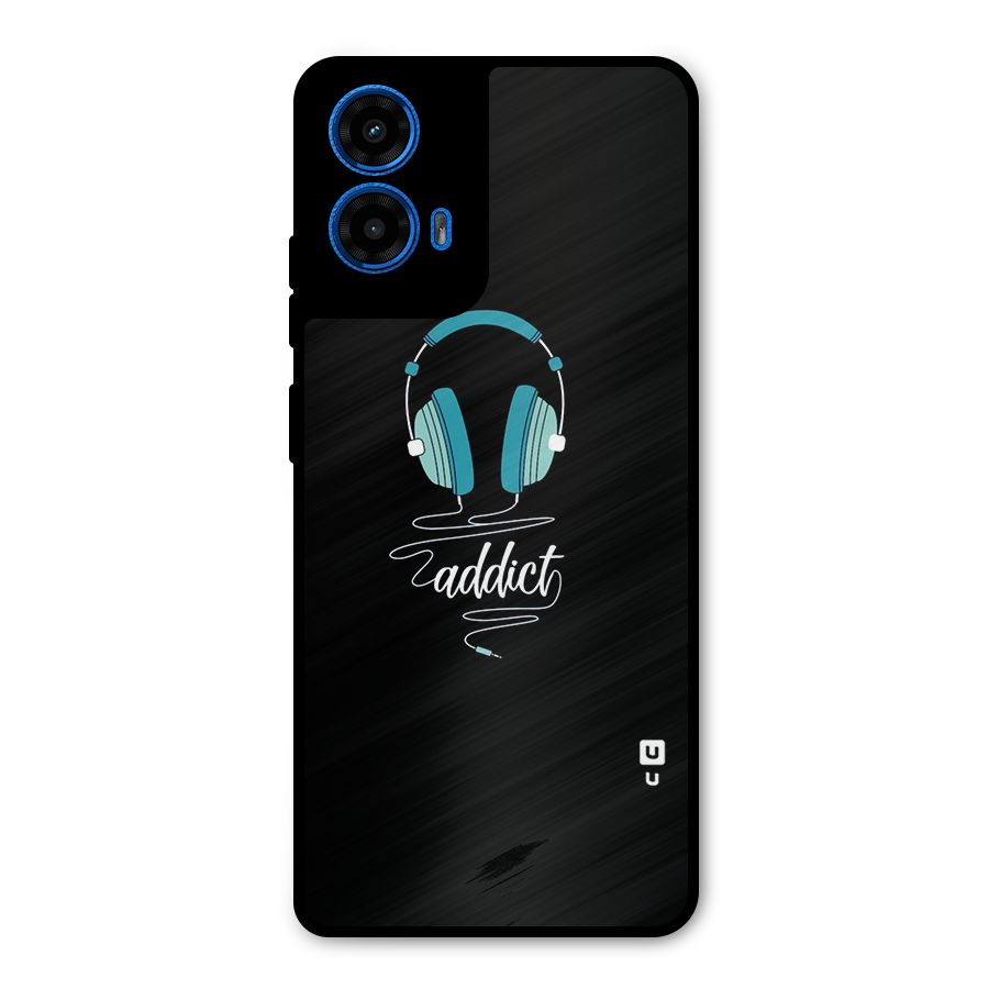 Music Addict Metal Back Case for Moto G45