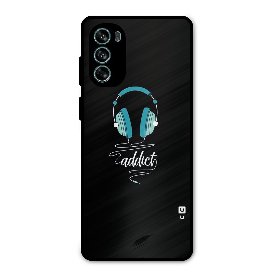 Music Addict Metal Back Case for Moto G62