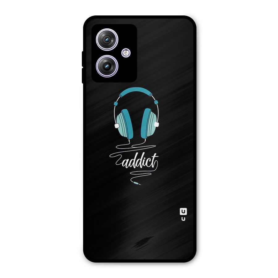 Music Addict Metal Back Case for Moto G64