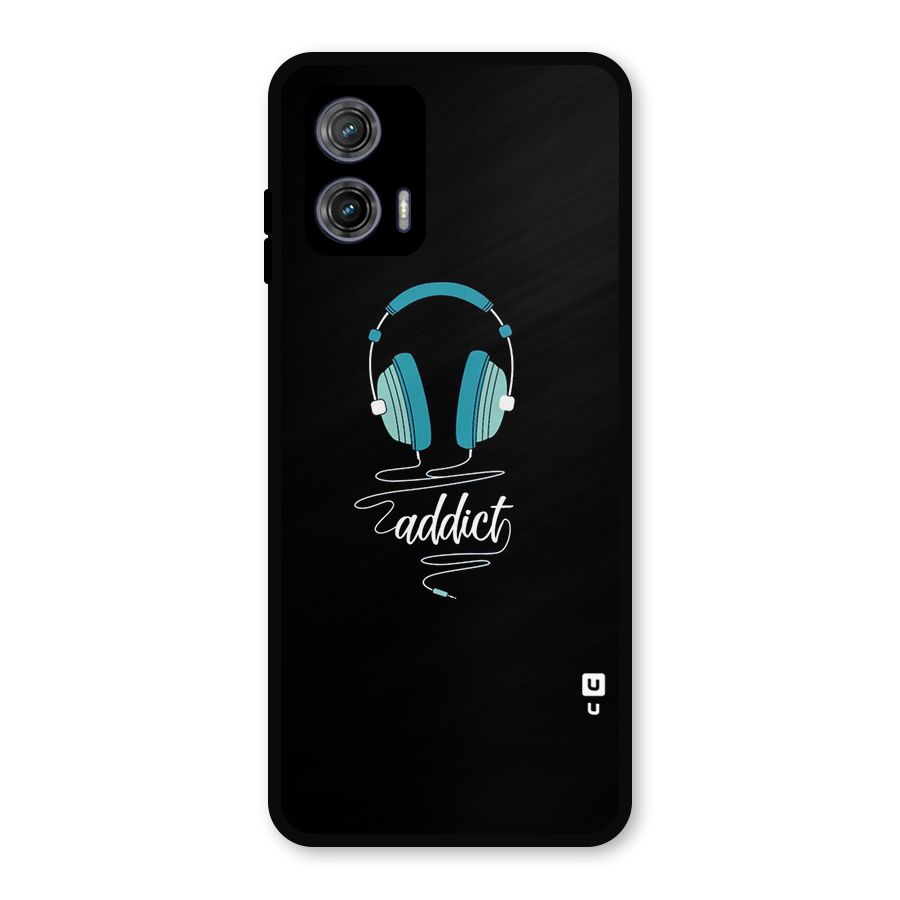 Music Addict Metal Back Case for Moto G73