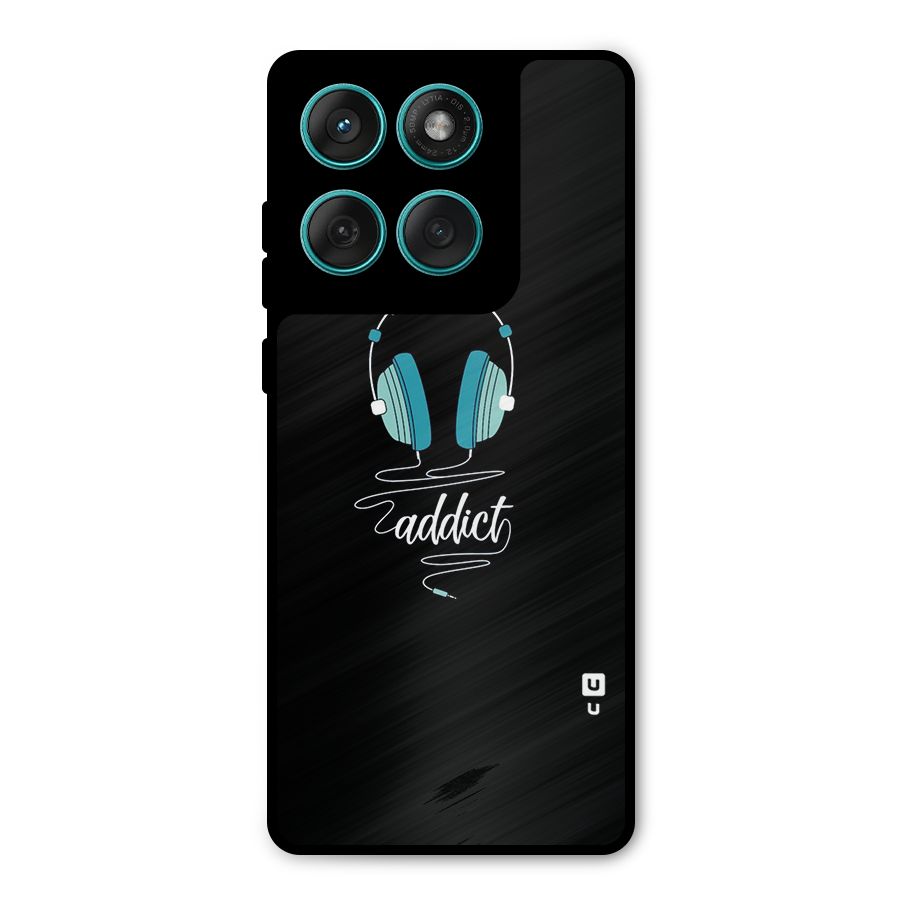 Music Addict Metal Back Case for Motorola Edge 60