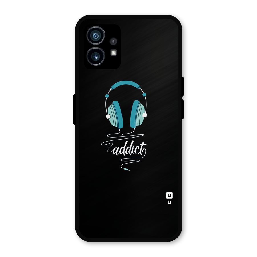 Music Addict Metal Back Case for Nothing Phone 1