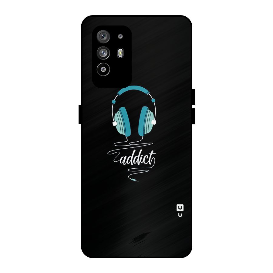 Music Addict Metal Back Case for Oppo F19 Pro Plus 5G