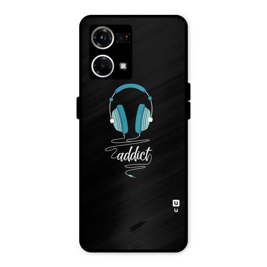 Music Addict Metal Back Case for Oppo F21s Pro 4G