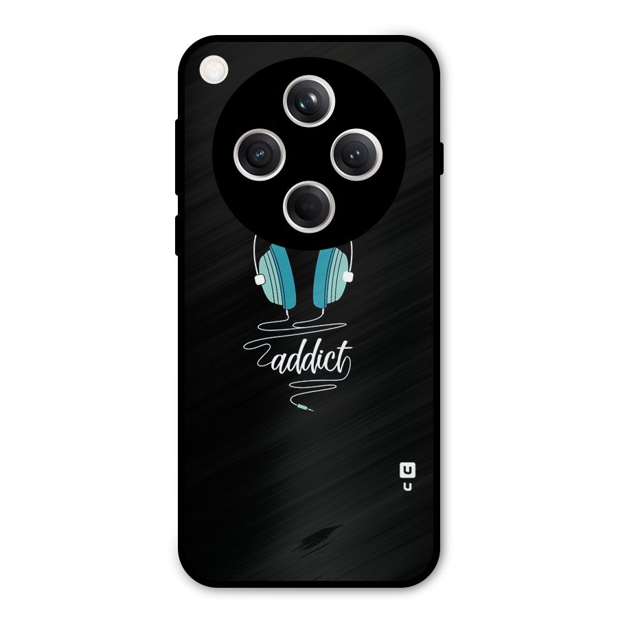 Music Addict Metal Back Case for Oppo Find X8