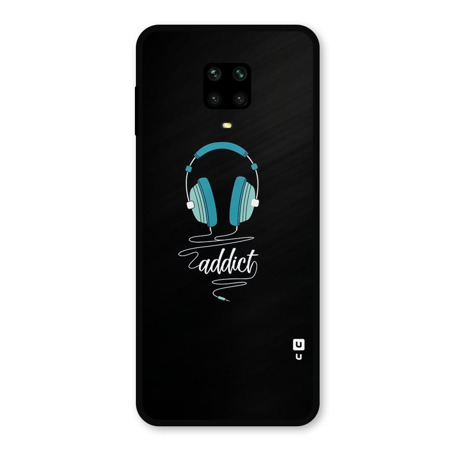 Music Addict Metal Back Case for Poco M2 Pro