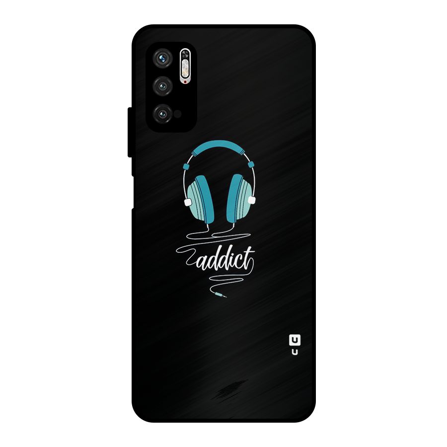 Music Addict Metal Back Case for Poco M3 Pro 5G