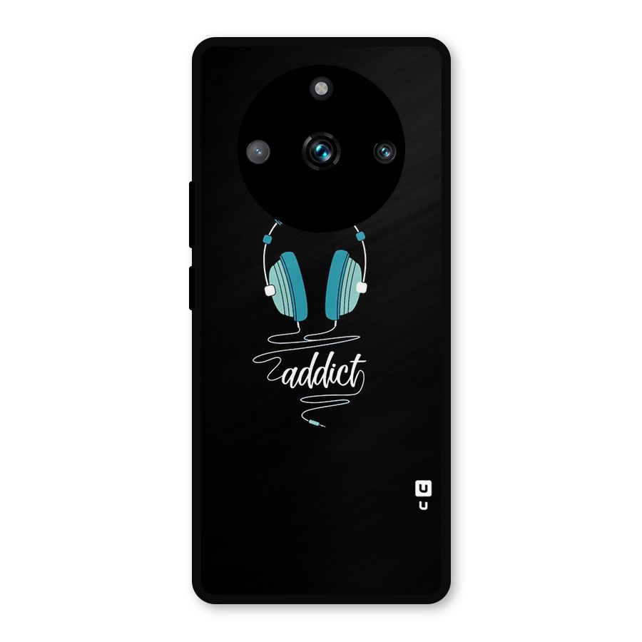 Music Addict Metal Back Case for Realme 11 Pro