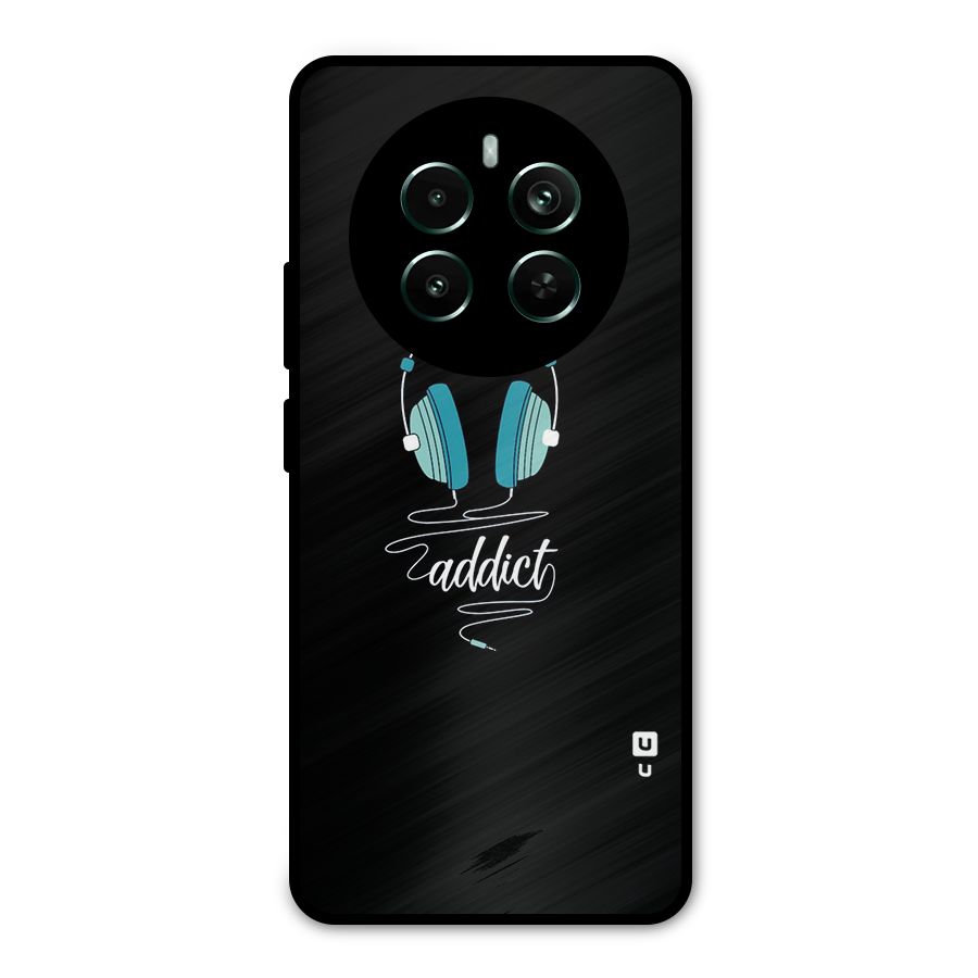 Music Addict Metal Back Case for Realme 12 Pro Plus