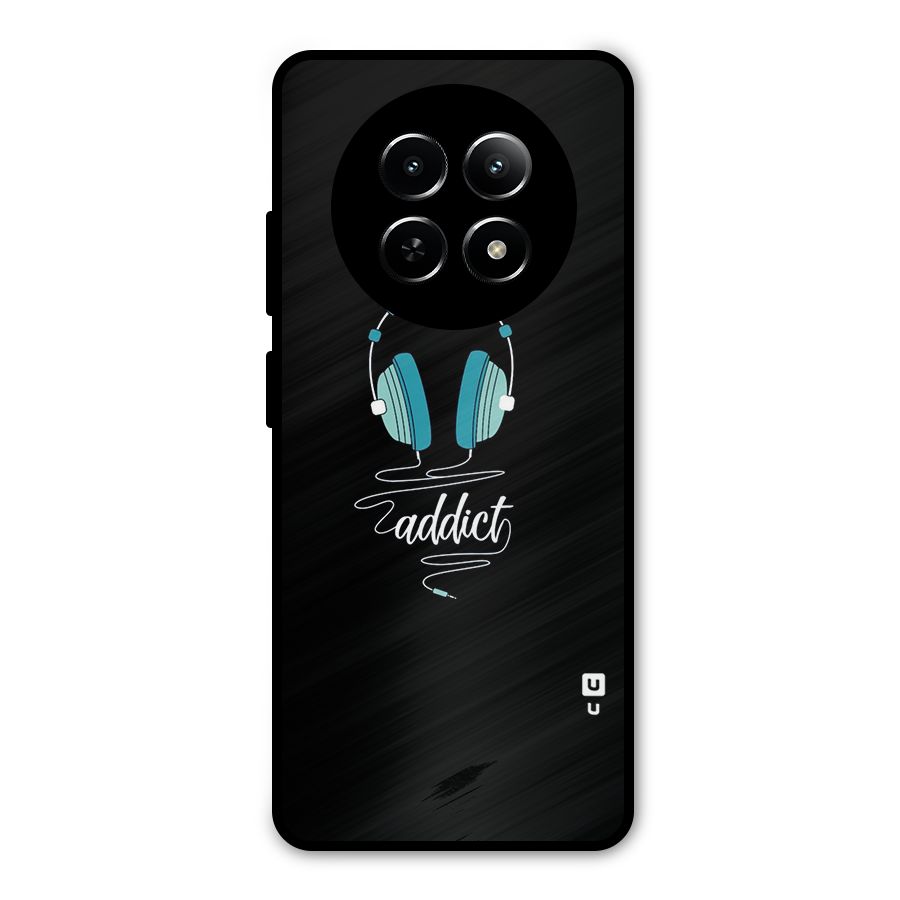 Music Addict Metal Back Case for Realme 12x 5G