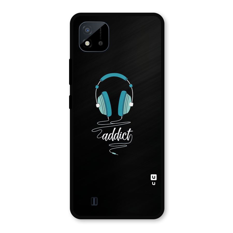 Music Addict Metal Back Case for Realme C11 2021