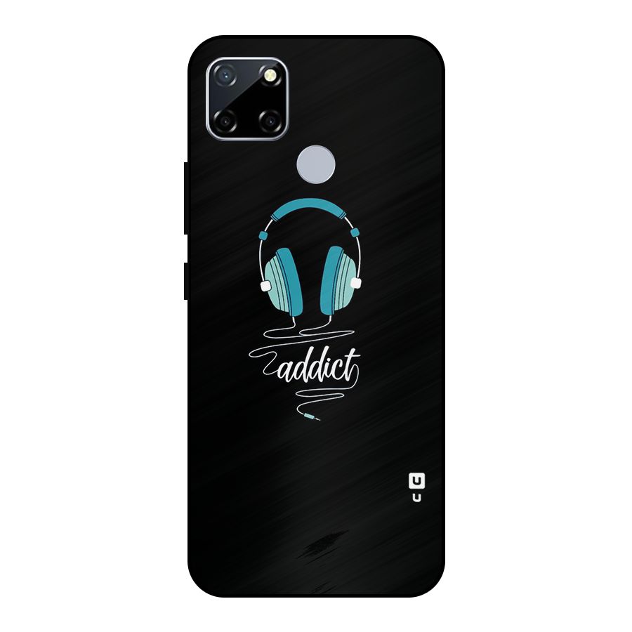 Music Addict Metal Back Case for Realme Narzo 30A