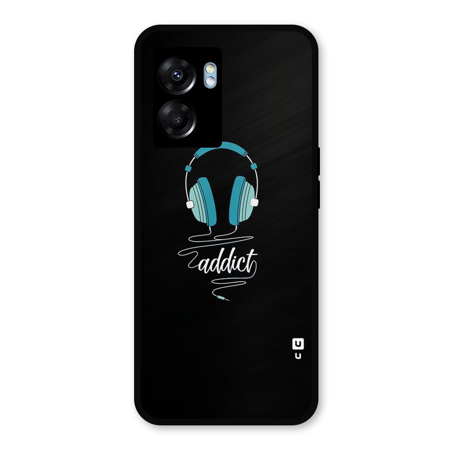 Music Addict Metal Back Case for Realme Narzo 50 5G