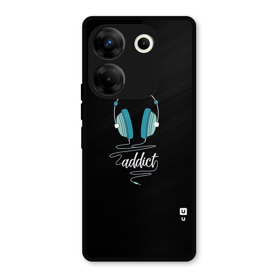 Music Addict Metal Back Case for Tecno Camon 20