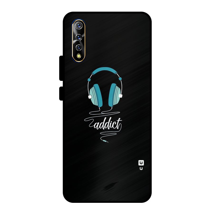 Music Addict Metal Back Case for Vivo S1