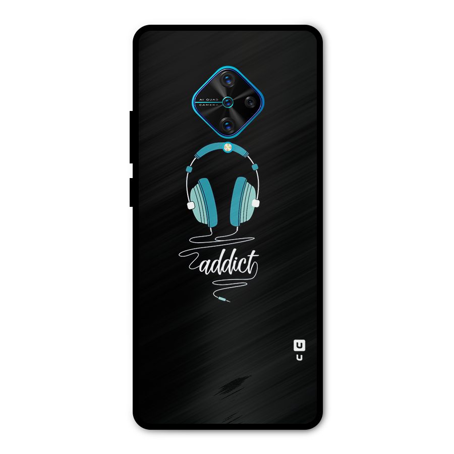 Music Addict Metal Back Case for Vivo S1 Pro