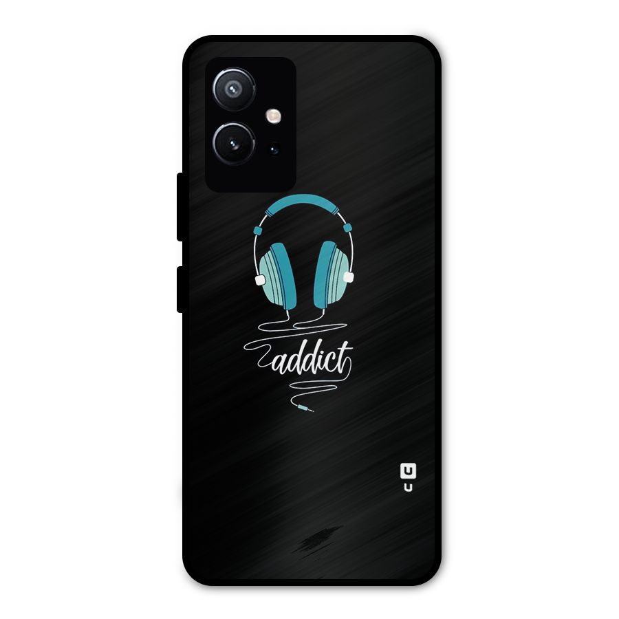 Music Addict Metal Back Case for Vivo T1 5G