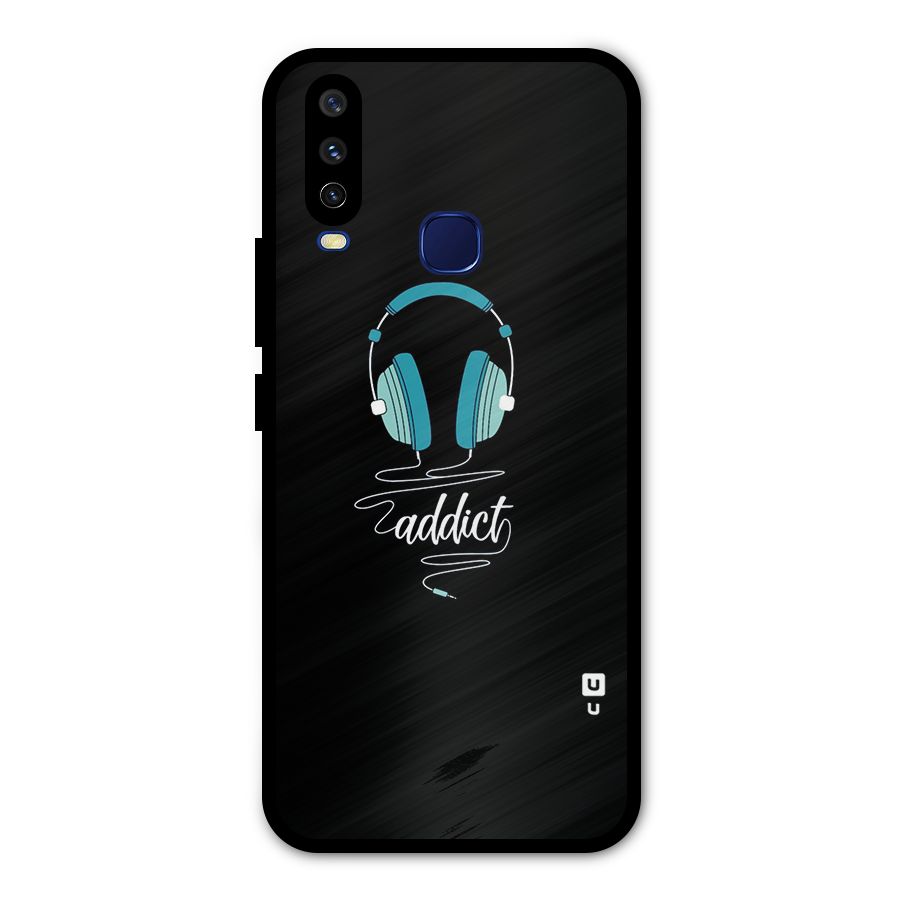 Music Addict Metal Back Case for Vivo V17