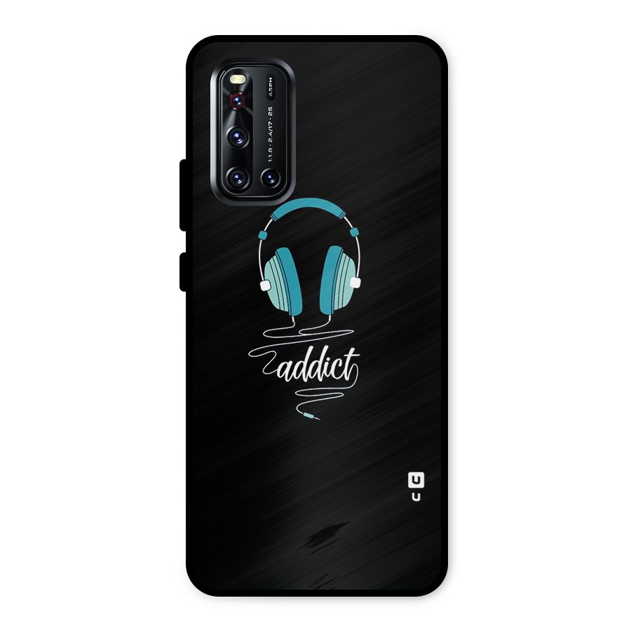 Music Addict Metal Back Case for Vivo V19