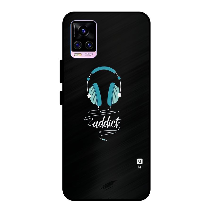 Music Addict Metal Back Case for Vivo V20 Pro