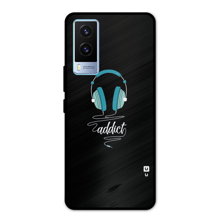 Music Addict Metal Back Case for Vivo V21e 5G