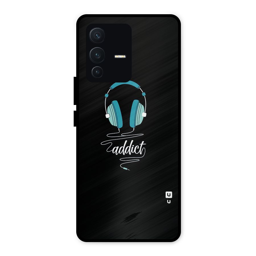 Music Addict Metal Back Case for Vivo V23 5G