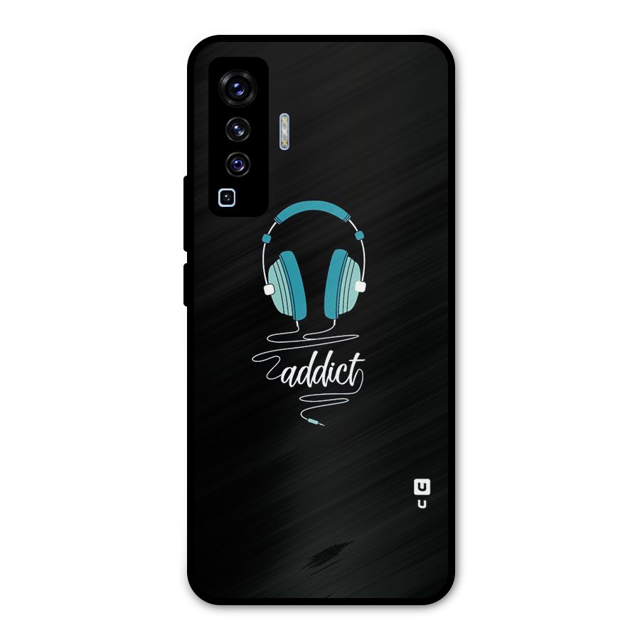 Music Addict Metal Back Case for Vivo X50
