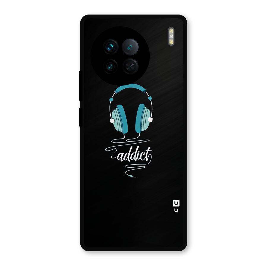 Music Addict Metal Back Case for Vivo X90