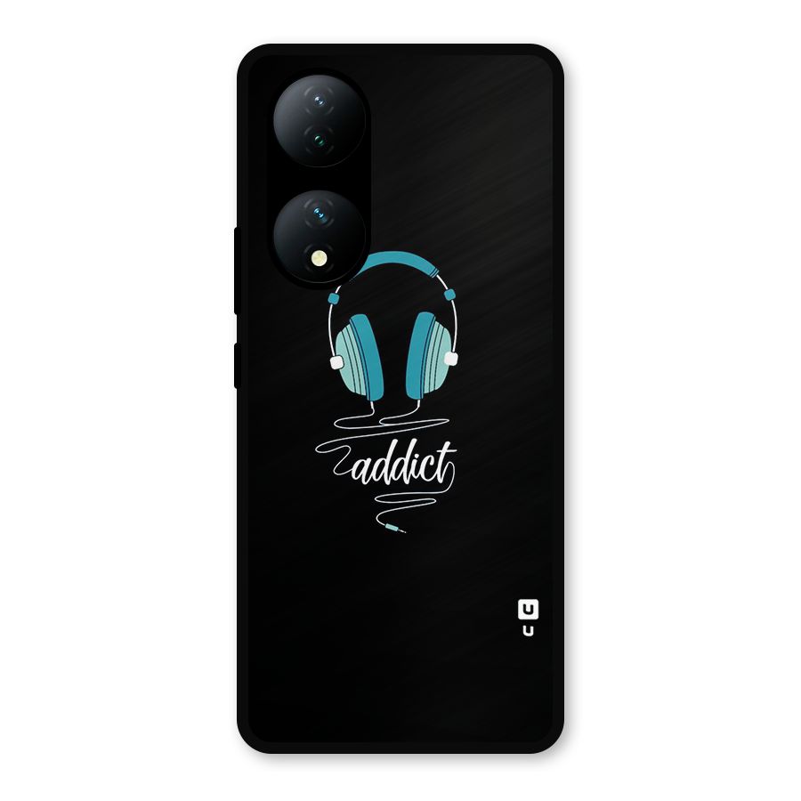 Music Addict Metal Back Case for Vivo Y100a
