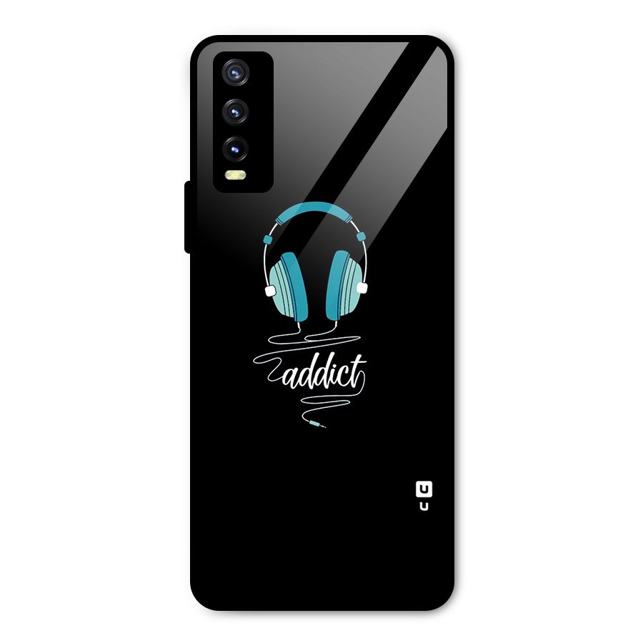 Music Addict Metal Back Case for Vivo Y20