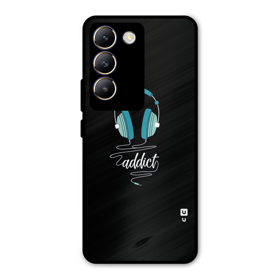 Music Addict Metal Back Case for Vivo Y200e