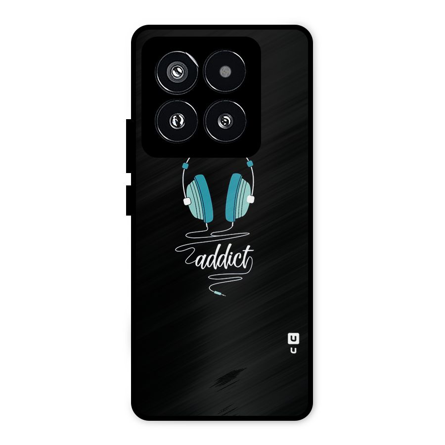 Music Addict Metal Back Case for Xiaomi 14 Pro