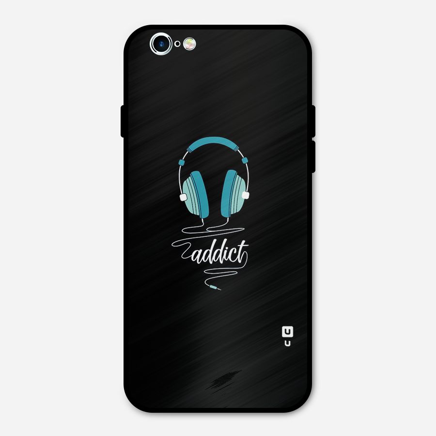 Music Addict Metal Back Case for iPhone 6 6s