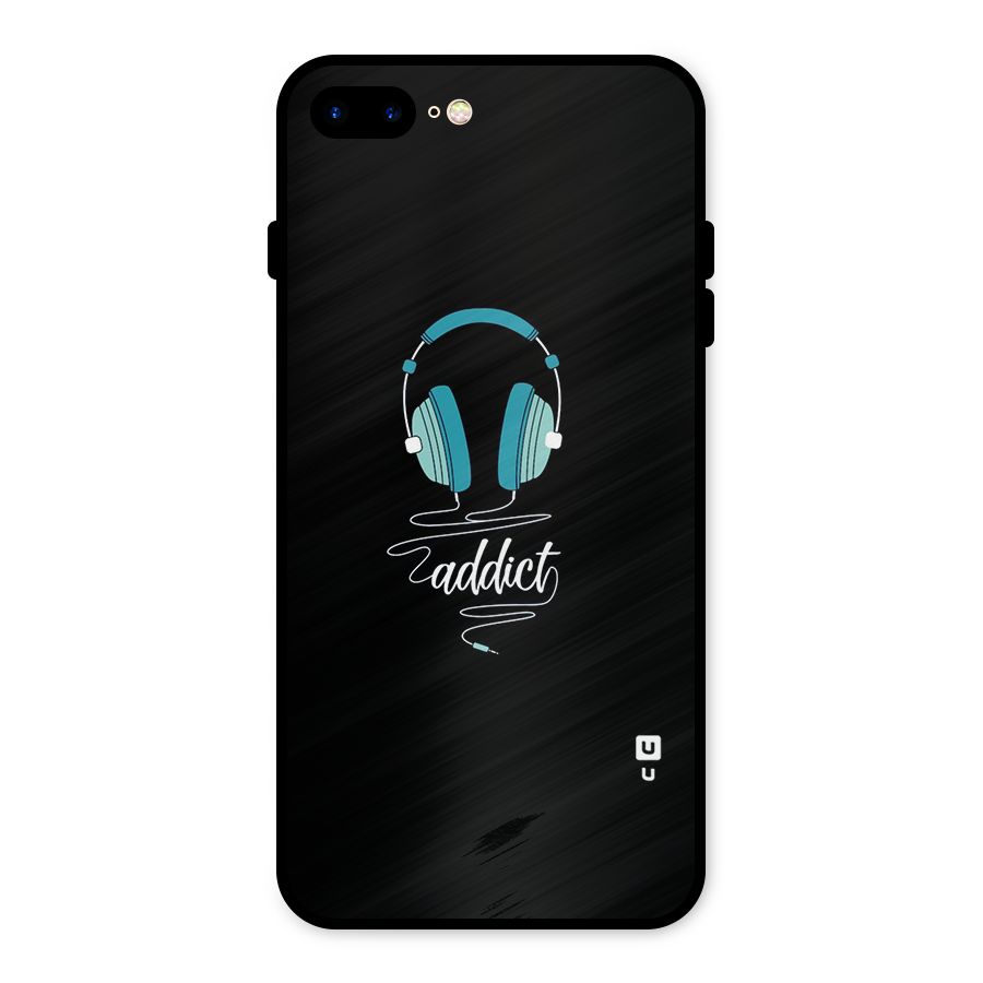 Music Addict Metal Back Case for iPhone 7 Plus